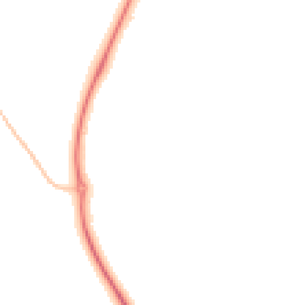 Night-time road noise heatmap for PE29 2NQ