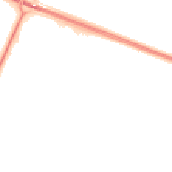 Night-time road noise heatmap for PE29 2PW