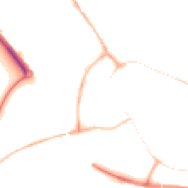Night-time road noise heatmap for PE29 3BX
