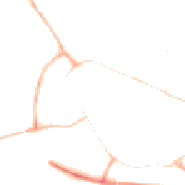 Night-time road noise heatmap for PE29 3DP