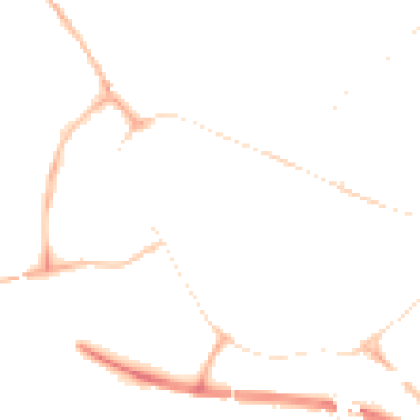 Night-time road noise heatmap for PE29 3LB