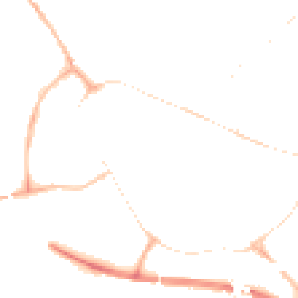 Night-time road noise heatmap for PE29 3LT