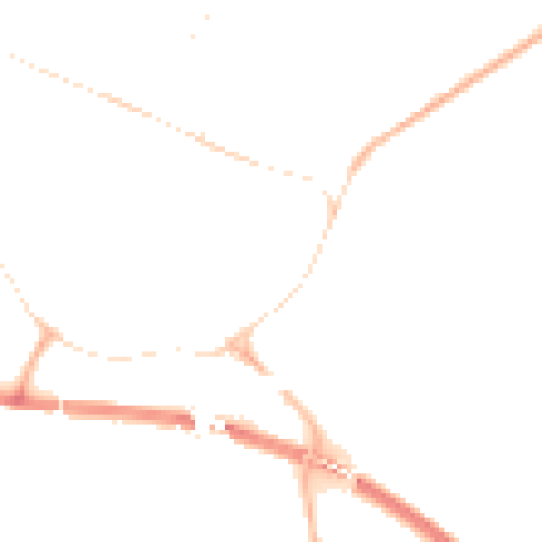 Night-time road noise heatmap for PE29 3QX