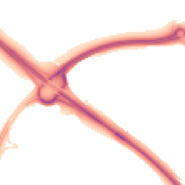 Night-time road noise heatmap for PE29 6GA