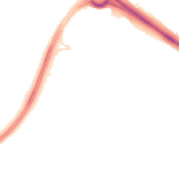 Night-time road noise heatmap for PE29 6JD