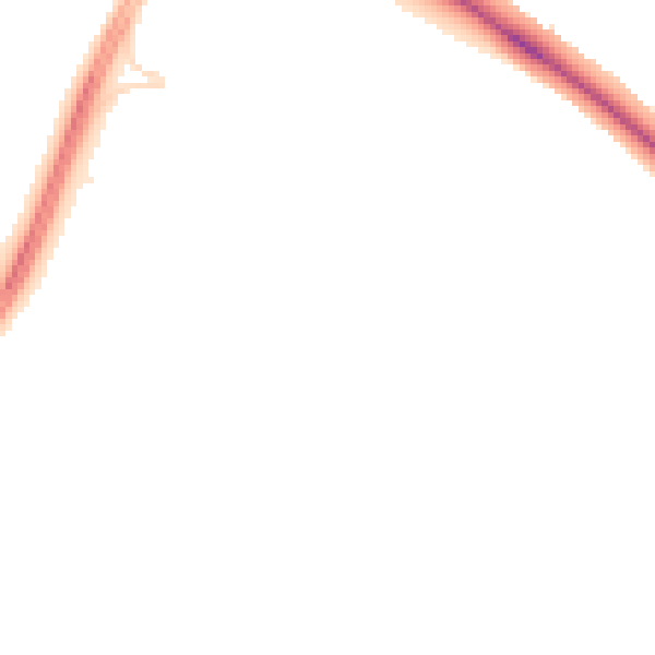 Night-time road noise heatmap for PE29 6LF