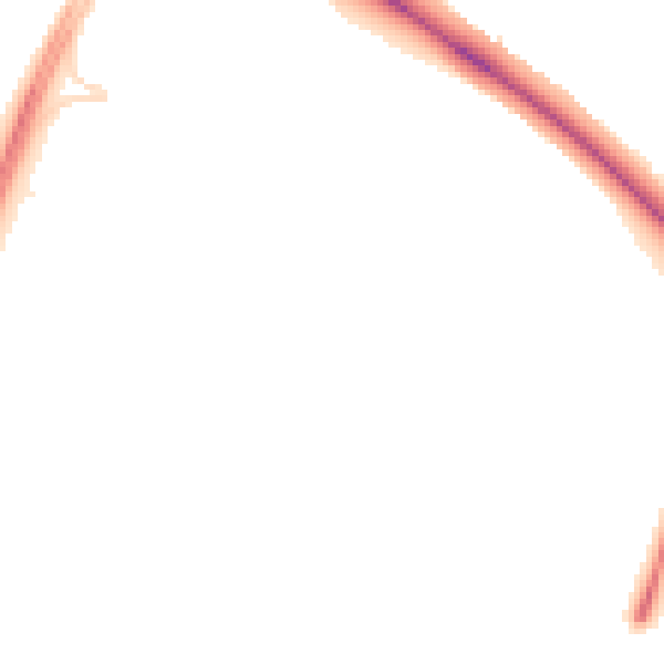 Night-time road noise heatmap for PE29 6ND