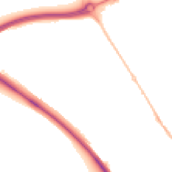 Night-time road noise heatmap for PE29 6UR