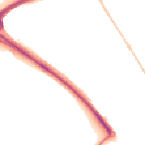 Night-time road noise heatmap for PE29 6UU