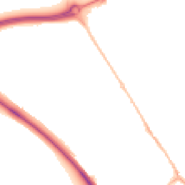 Night-time road noise heatmap for PE29 6XE