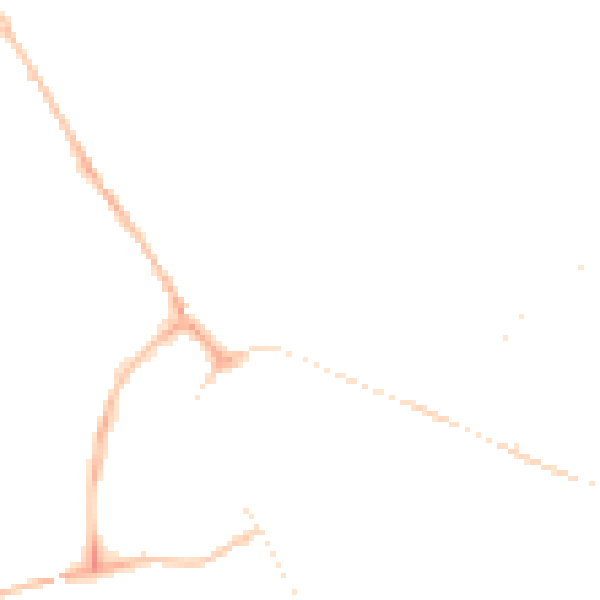 Night-time road noise heatmap for PE29 7HG