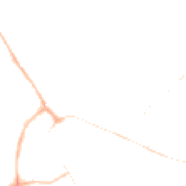 Night-time road noise heatmap for PE29 7LL