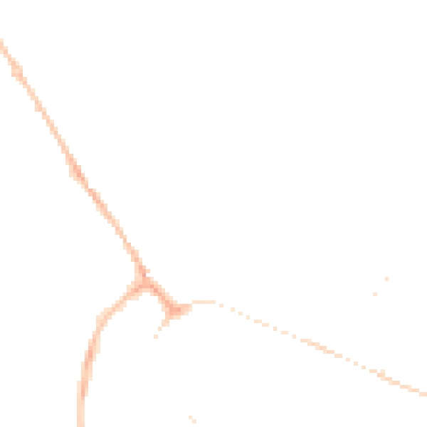 Night-time road noise heatmap for PE29 7WG