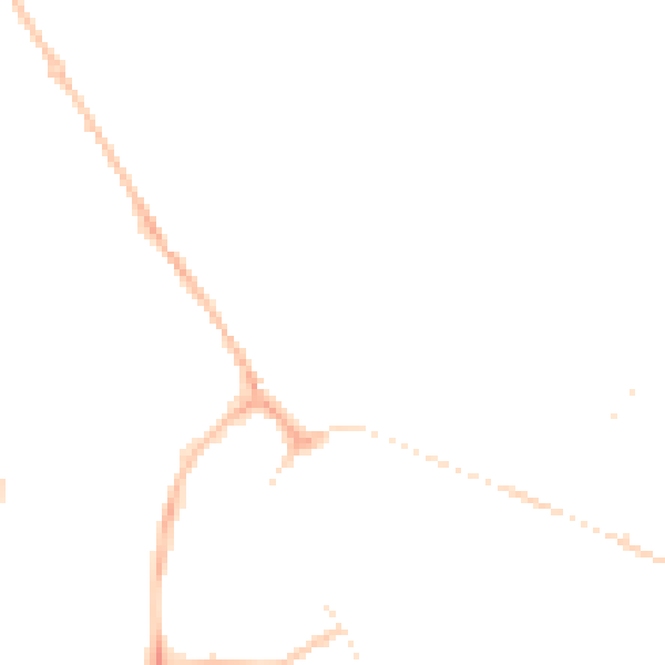 Night-time road noise heatmap for PE29 7WJ