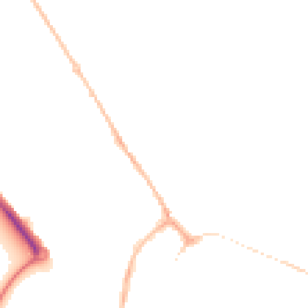 Night-time road noise heatmap for PE29 7YR