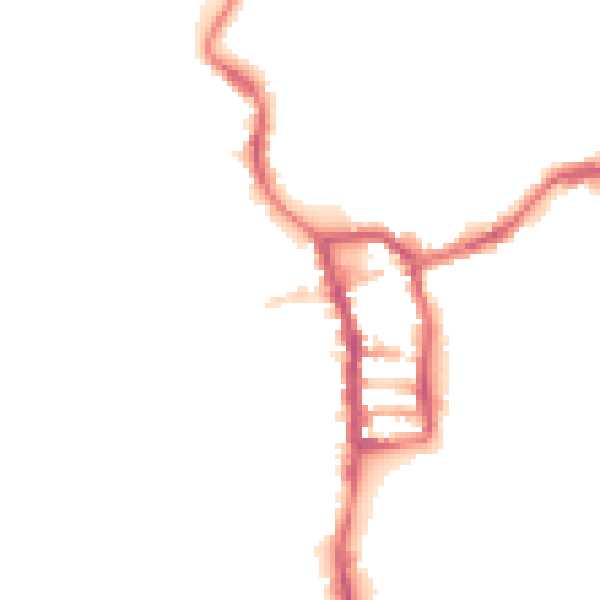 Night-time road noise heatmap for PE30 1AH