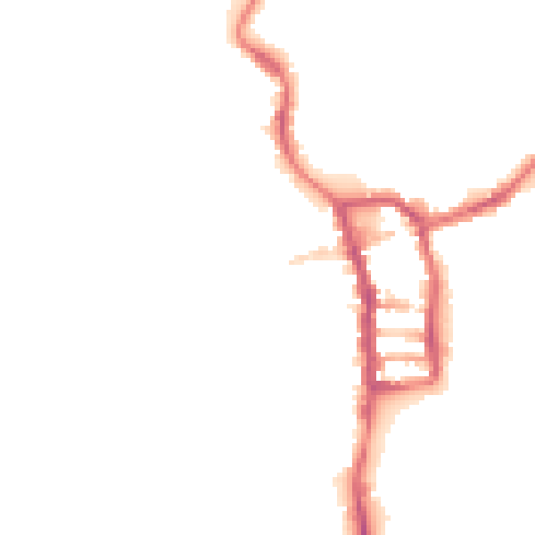 Night-time road noise heatmap for PE30 1AP