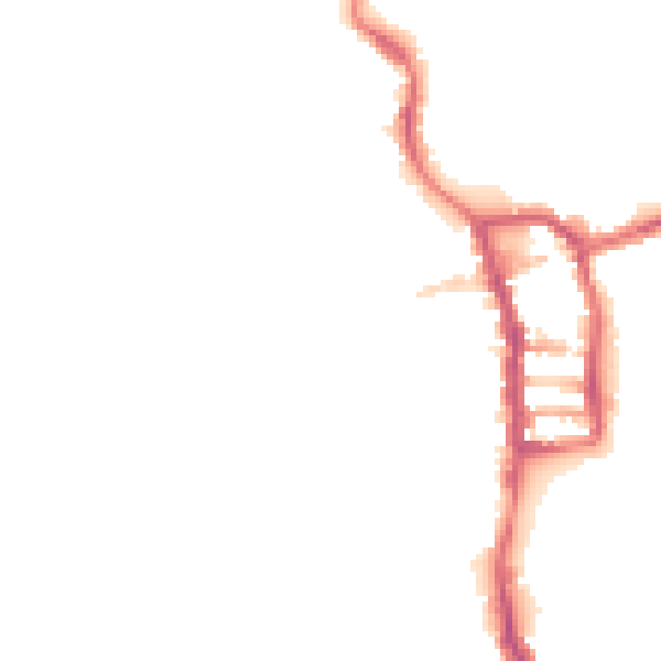 Night-time road noise heatmap for PE30 1AR