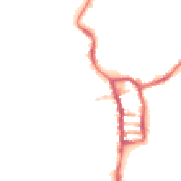 Night-time road noise heatmap for PE30 1ED