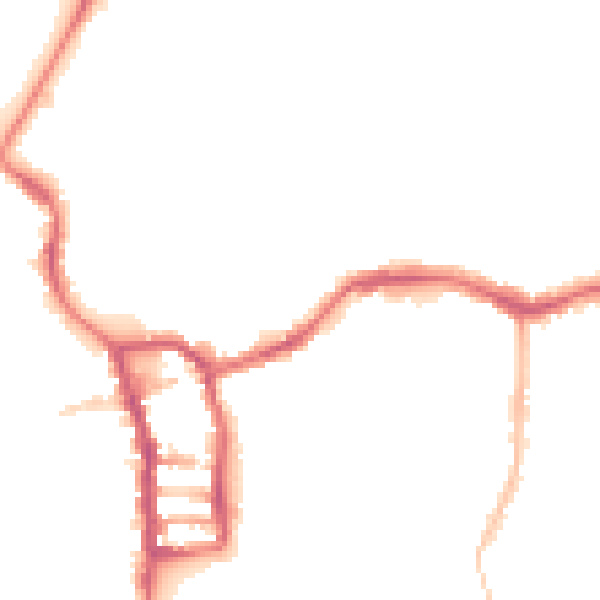 Night-time road noise heatmap for PE30 1RG