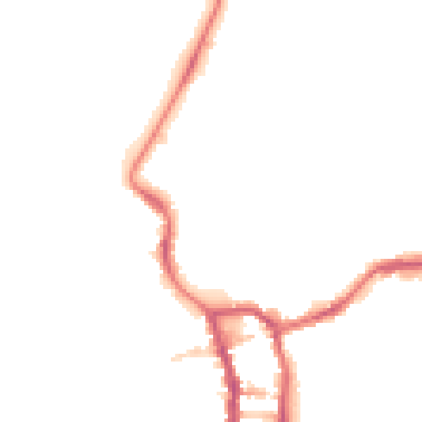 Night-time road noise heatmap for PE30 2AG