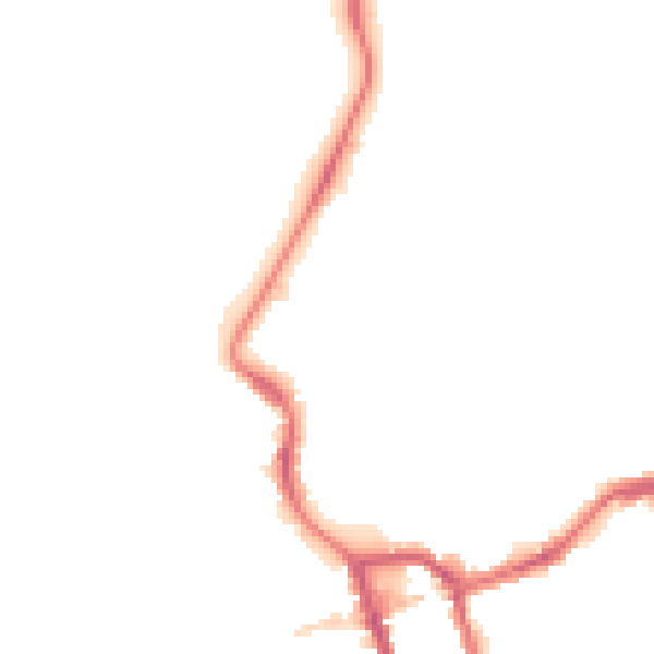 Night-time road noise heatmap for PE30 2AH