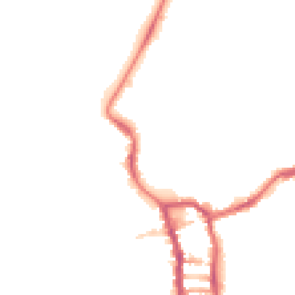 Night-time road noise heatmap for PE30 2BF
