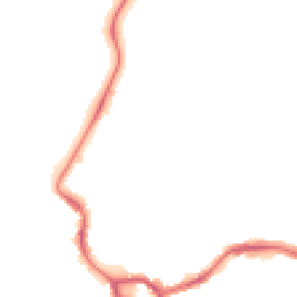 Night-time road noise heatmap for PE30 2DB
