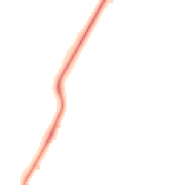 Night-time road noise heatmap for PE30 2DP