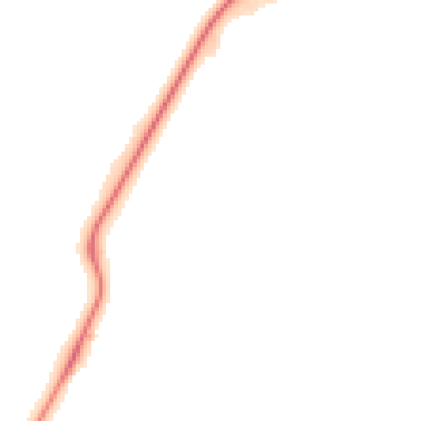Night-time road noise heatmap for PE30 2EB