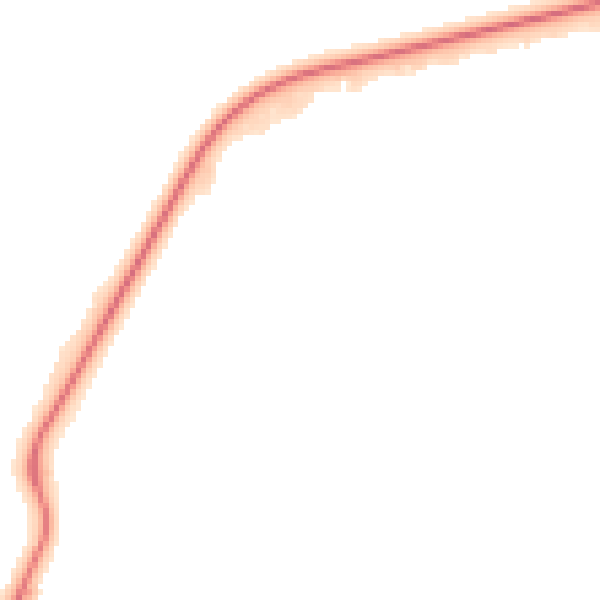 Night-time road noise heatmap for PE30 2EH