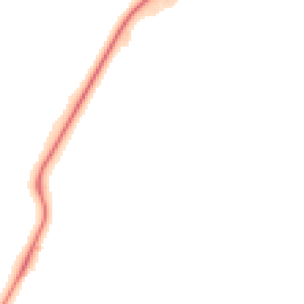 Night-time road noise heatmap for PE30 2NN