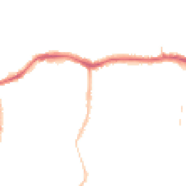 Night-time road noise heatmap for PE30 2QG