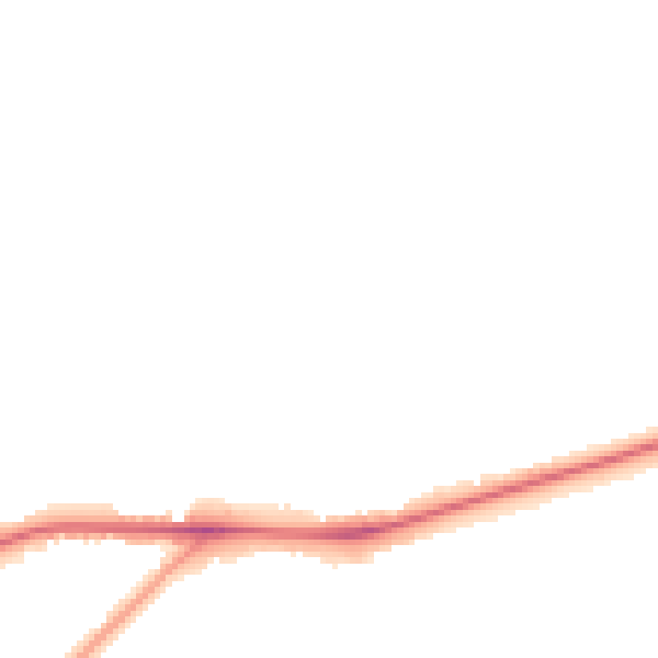 Night-time road noise heatmap for PE30 3JR
