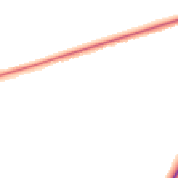 Night-time road noise heatmap for PE30 3JY