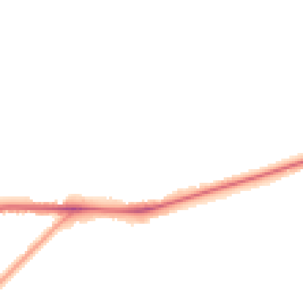 Night-time road noise heatmap for PE30 3PS
