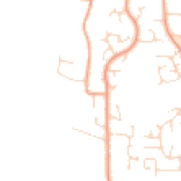 Daytime road noise heatmap for PE30 3QE