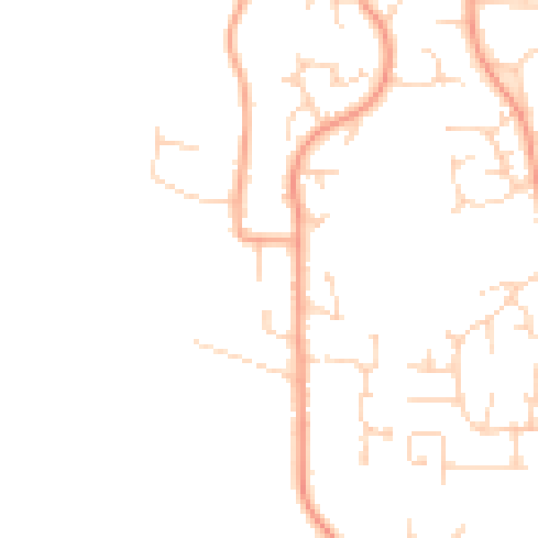Daytime road noise heatmap for PE30 3QG