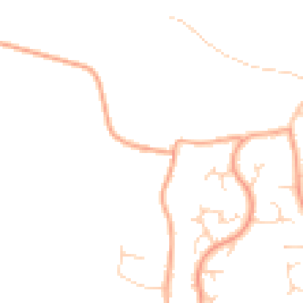 Daytime road noise heatmap for PE30 3QH