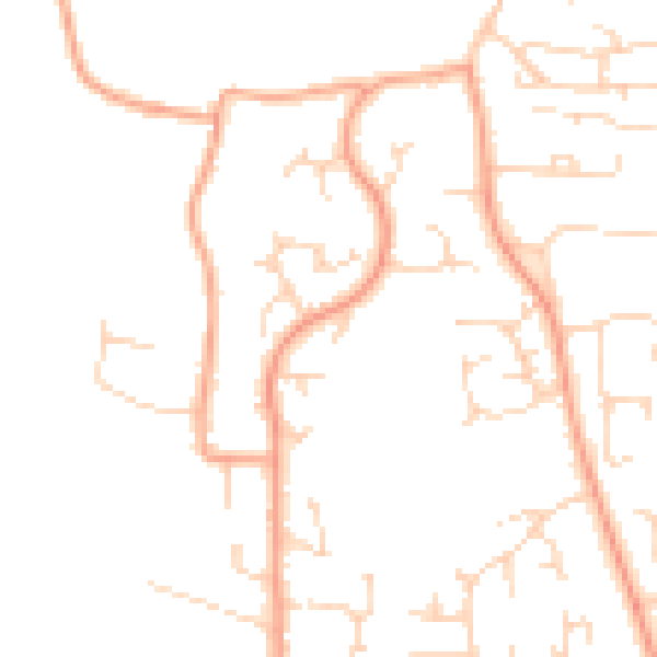 Daytime road noise heatmap for PE30 3QN