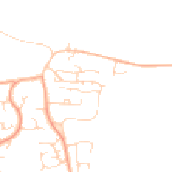 Daytime road noise heatmap for PE30 3RA