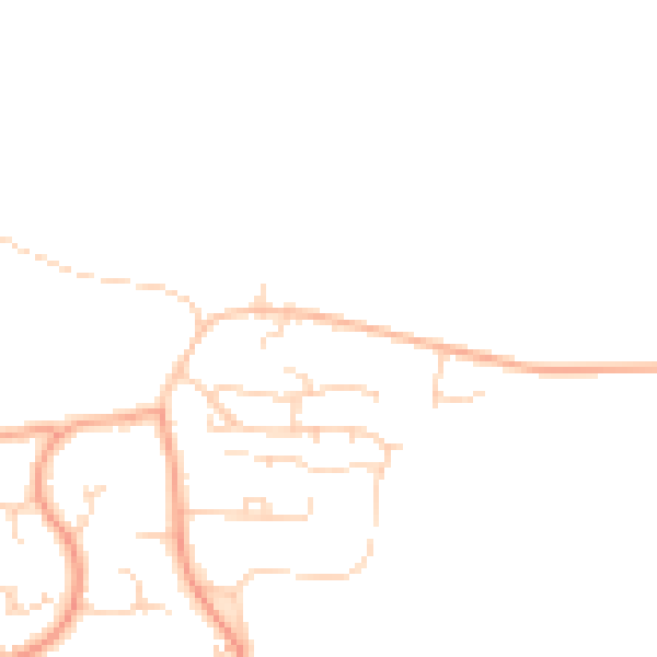 Daytime road noise heatmap for PE30 3RE