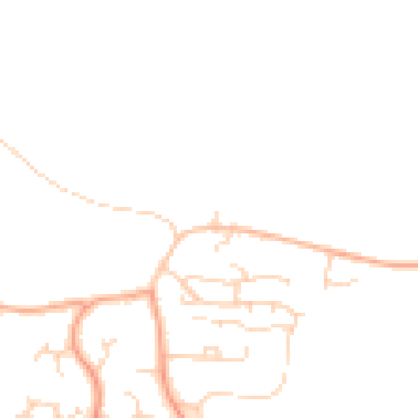 Daytime road noise heatmap for PE30 3RF