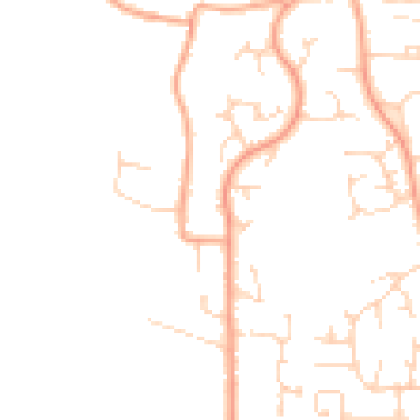 Daytime road noise heatmap for PE30 3RU