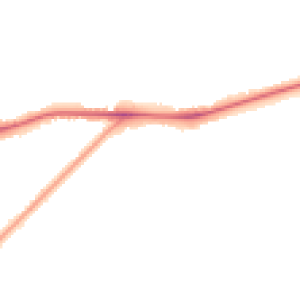 Night-time road noise heatmap for PE30 3SB