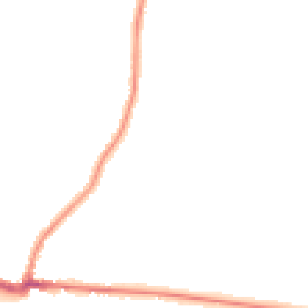 Night-time road noise heatmap for PE30 4AZ