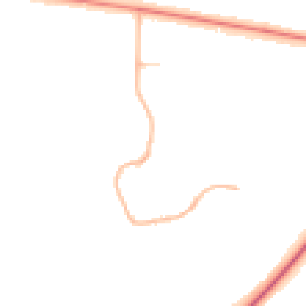 Night-time road noise heatmap for PE30 4FL