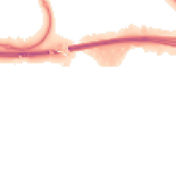 Night-time road noise heatmap for PE30 4LJ