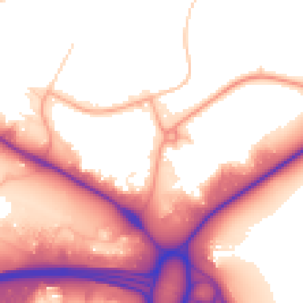 Daytime road noise heatmap for PE30 4LP