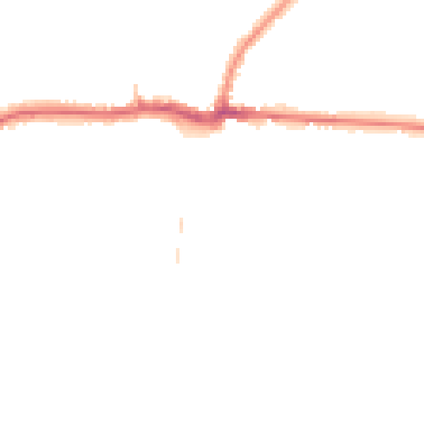 Night-time road noise heatmap for PE30 4NJ